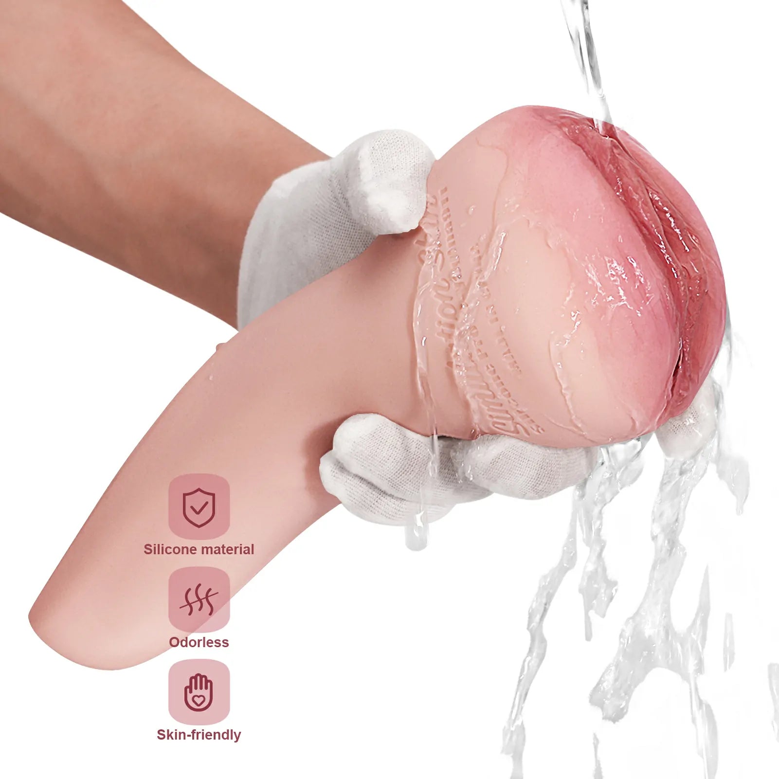 1.7LB Realistic Silicone Pocket Pussy with Detailed Labia and Soft Textured Inner Tunnel