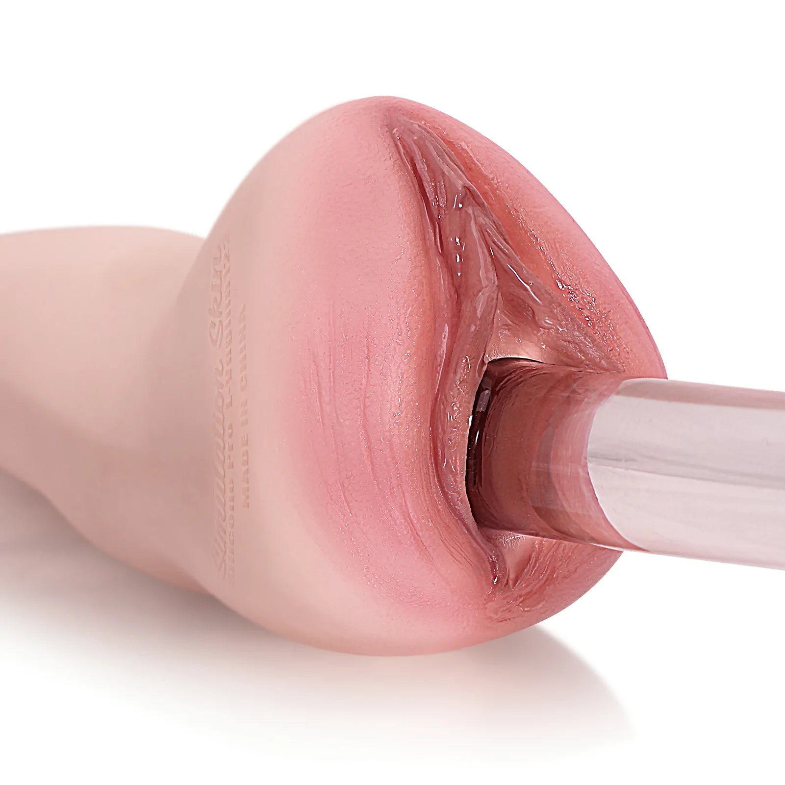 1.7LB Realistic Silicone Pocket Pussy with Detailed Labia and Soft Textured Inner Tunnel