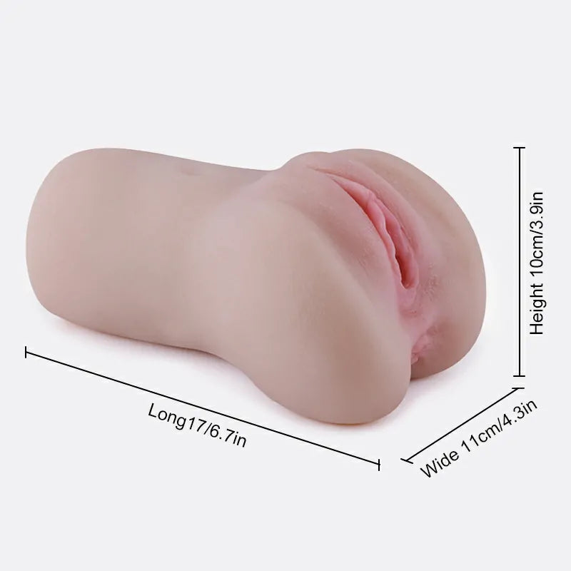 1.9LB Handheld Tight TPE Pocket Pussy for Deep Stimulation