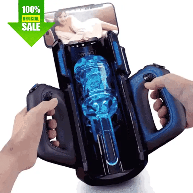 Leten Cannon King: XT5 Jerk Off Machine With 2 Sleeves 10 Modes & 10 Speeds