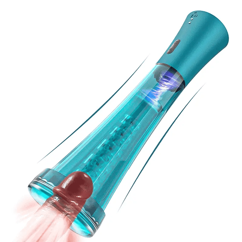 2 IN 1 Penis Vacuum Pump With 3 Suction Modes Masturbator