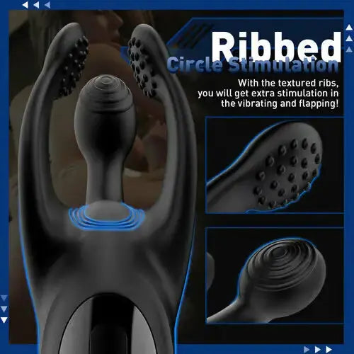 XG9 3 in 1 Penis Vibrators with Multi Point Stimulation Dual Motors and Waterproof Design - Masturbatorhub