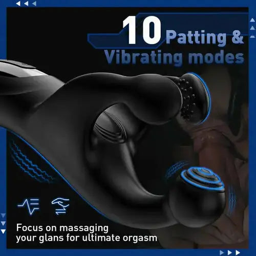 XG9 3 in 1 Penis Vibrators with Multi Point Stimulation Dual Motors and Waterproof Design - Masturbatorhub