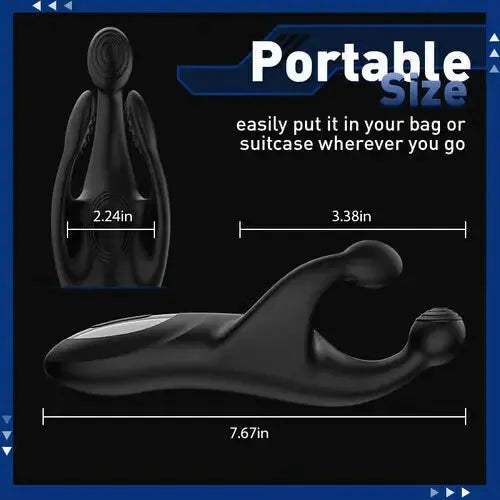XG9 3 in 1 Penis Vibrators with Multi Point Stimulation Dual Motors and Waterproof Design - Masturbatorhub