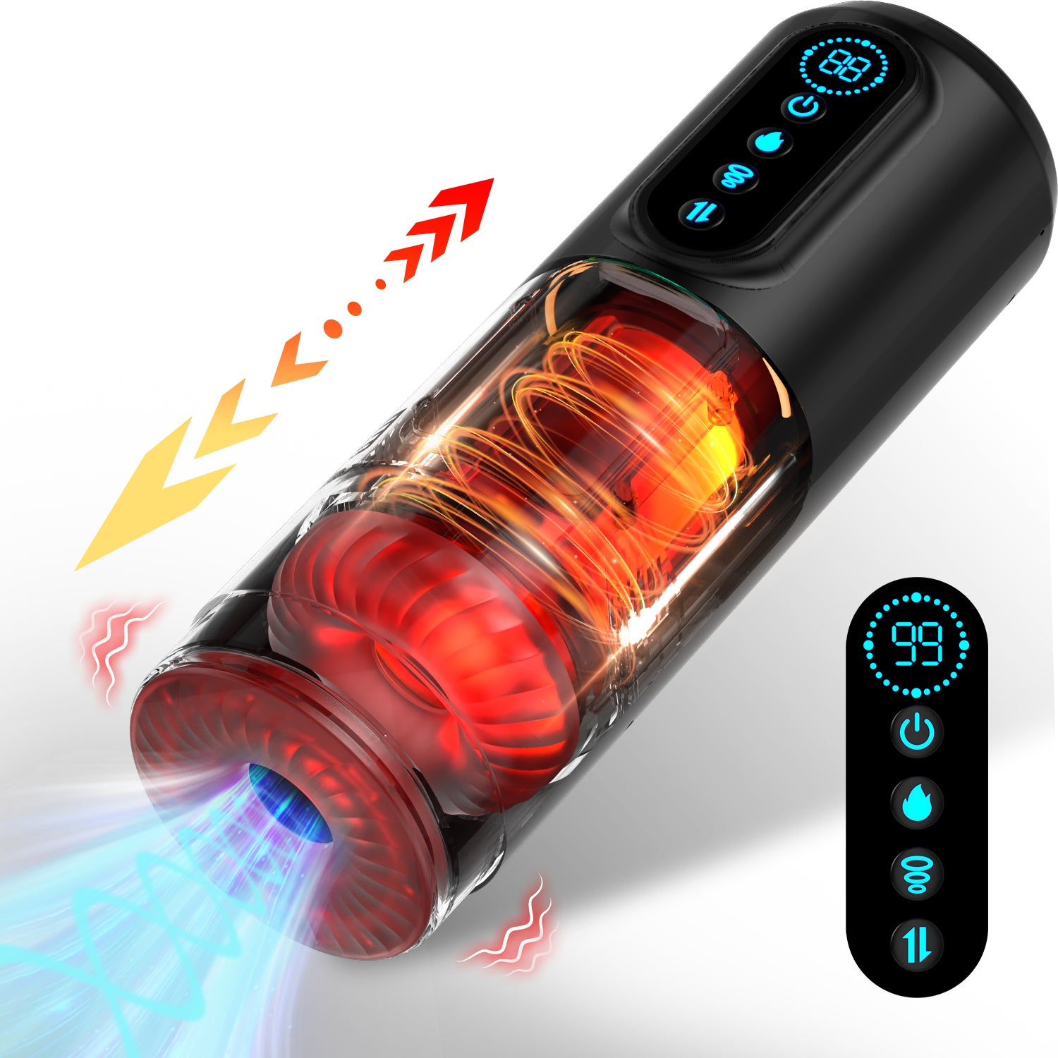 XS6Pro: Blowjob Machine with 9 Thrusting, Sucking, Automatic Male Masturbator