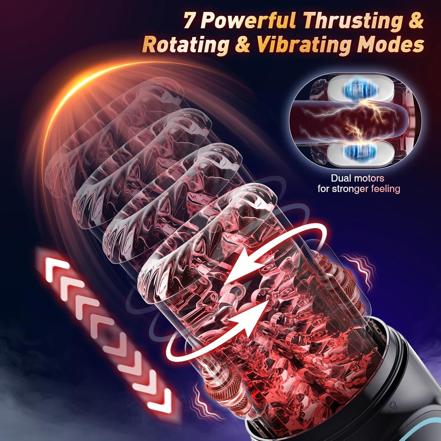 Automatic Male Masturbator 7 Modes APP Control LCD Display Vacuum Pump and Enlarger
