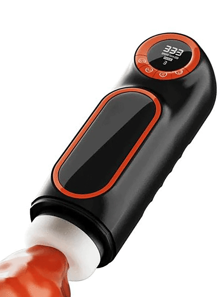 3 in 1Thrusting &Sucking &Vibrating Male Stroker Hands-free Masturbation
