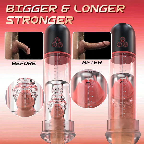Best Multifunction Vacuum Penis Pump with 3 Suction & 9 Vibration Masturbator blowjob machine