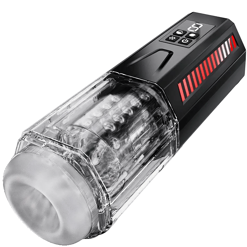 XR6 Blowjob Machine 7 Thrusting Rotating Vibrating 100% Waterproof with LCD Screen