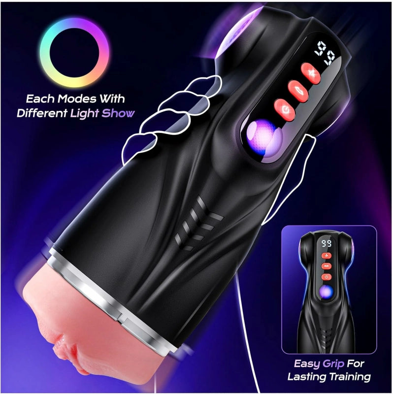 3 Interchangeable Sleeves Blowjob Simulator