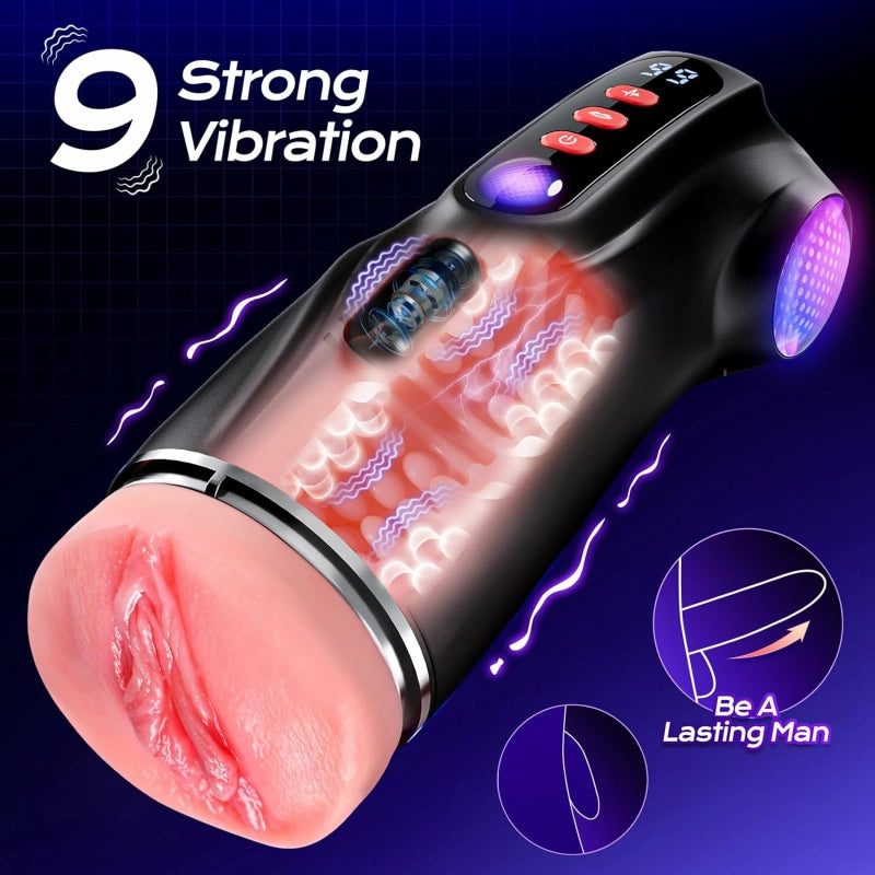 3 Interchangeable Sleeves Blowjob Simulator