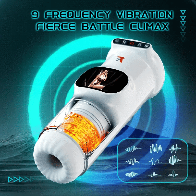 Brand New Upgraded Male Thrusting Masturbator with 9 Vibration and Thrusting Modes.