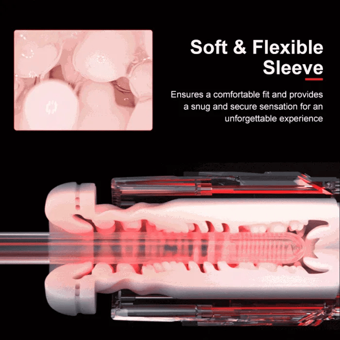 Dual Handle Controlled Thrusting Masturbator