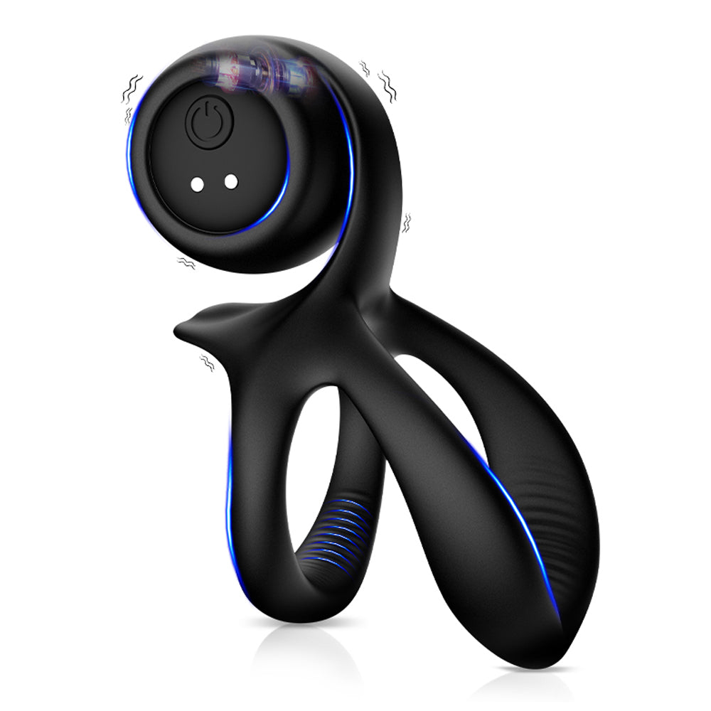 PR12 Dual Ring Stretchy Silicone Penis Ring