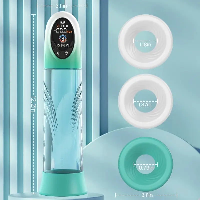 Electric Vacuum Water Penis Pumnp 4 Pressure Levels 9 Sucking