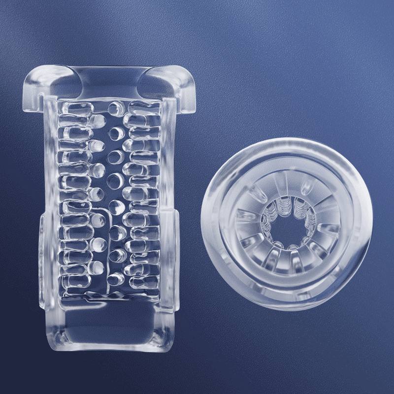 XR12 Thrusting Masturbator with Locking Suction Base for Hands-Free Rotation and Stimulation