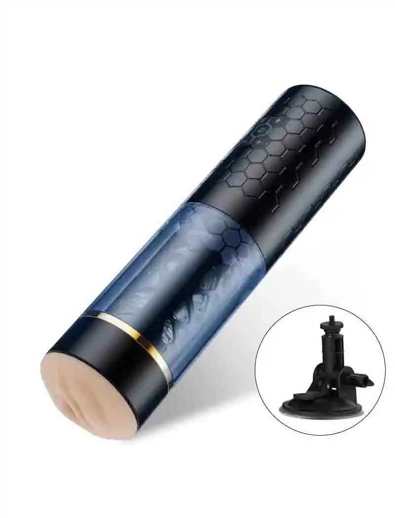 Hands Free Automatic Male Masturbator with 10 Thrusting Rotating Modes and Suction Cup