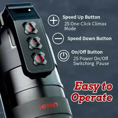 Leten Powerful Blasting Vibrating Masturbator