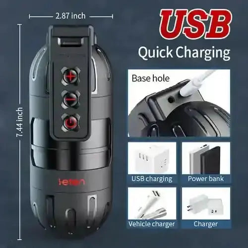 Leten Powerful Blasting Vibrating Masturbator