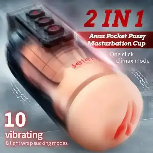 Leten Powerful Blasting Vibrating Masturbator