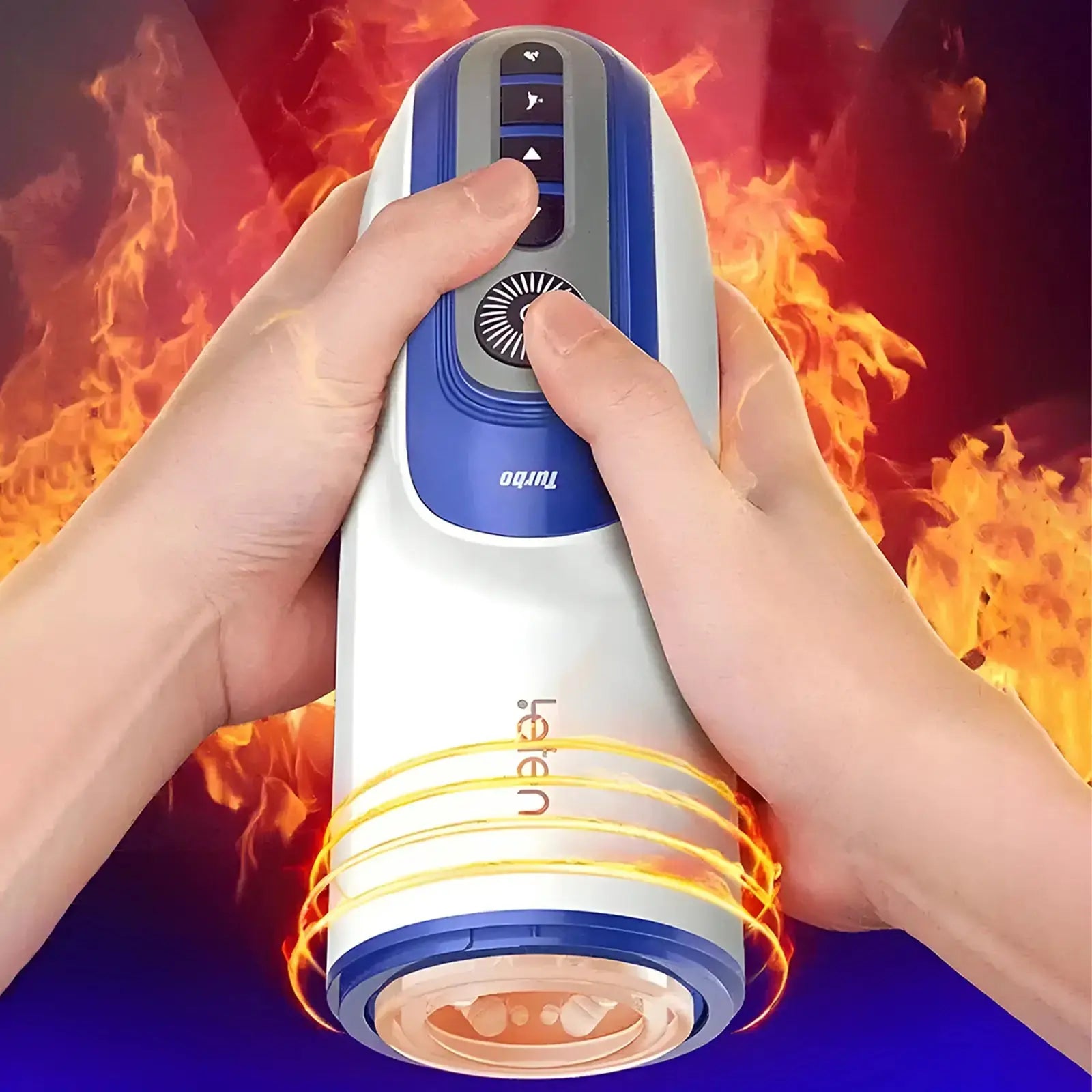 Jerk Off Machine with 5 Thrusting Patterns Rotating Heating Moaning Masturbatorhub