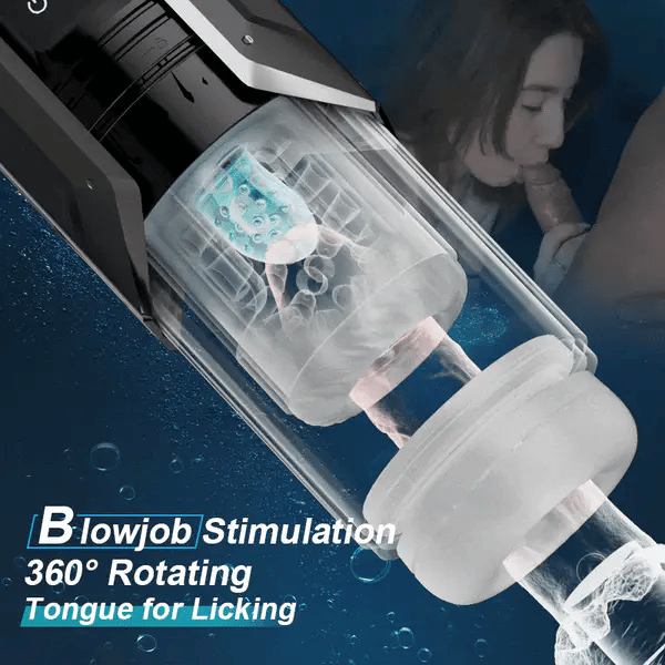 XT20 4 in 1 Best Waterproof Blowjob Machine For Men
