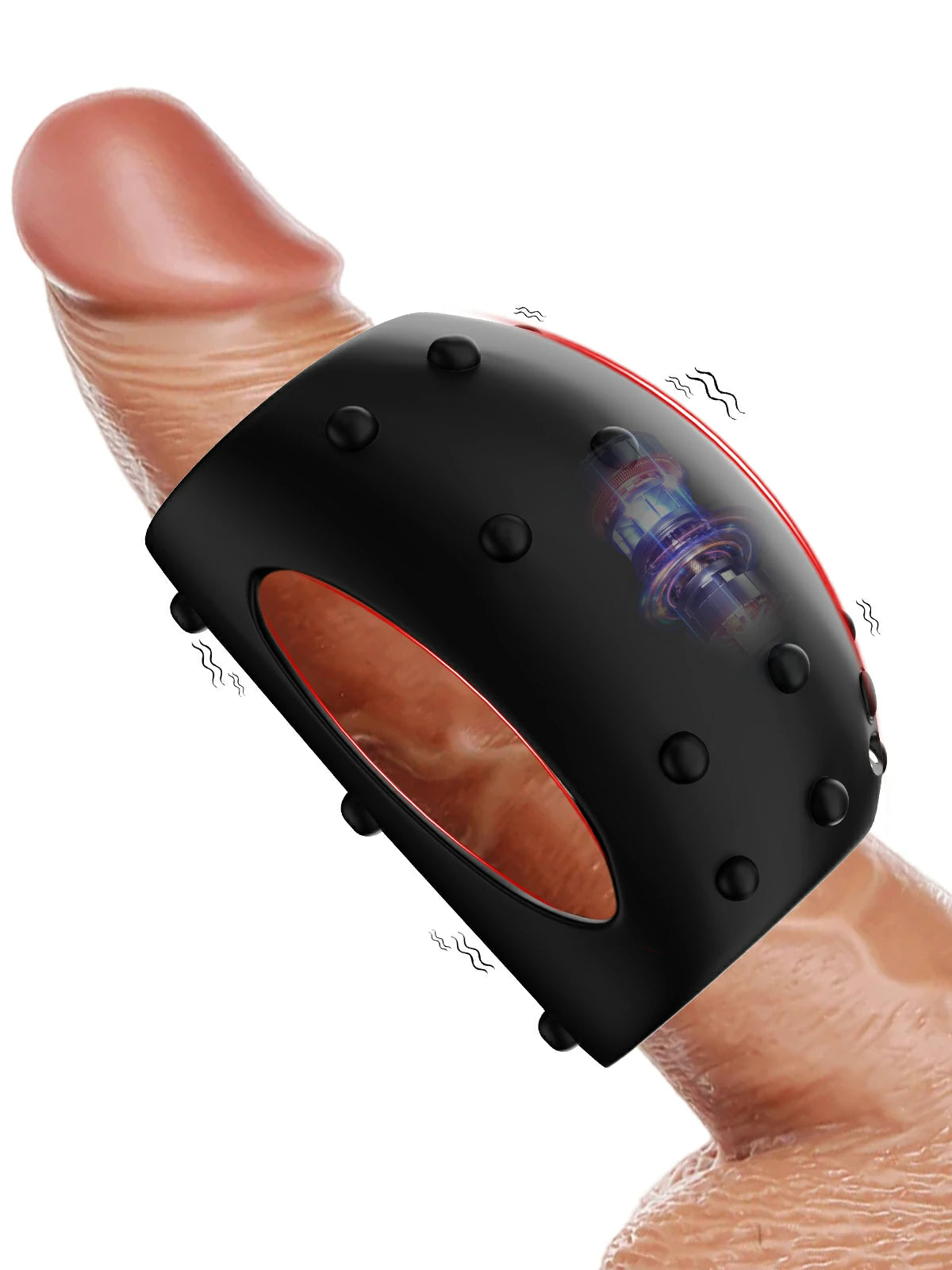 Mini Dick Ring Silicone Flexible Fit Strong Pulse Motor MT-PR2