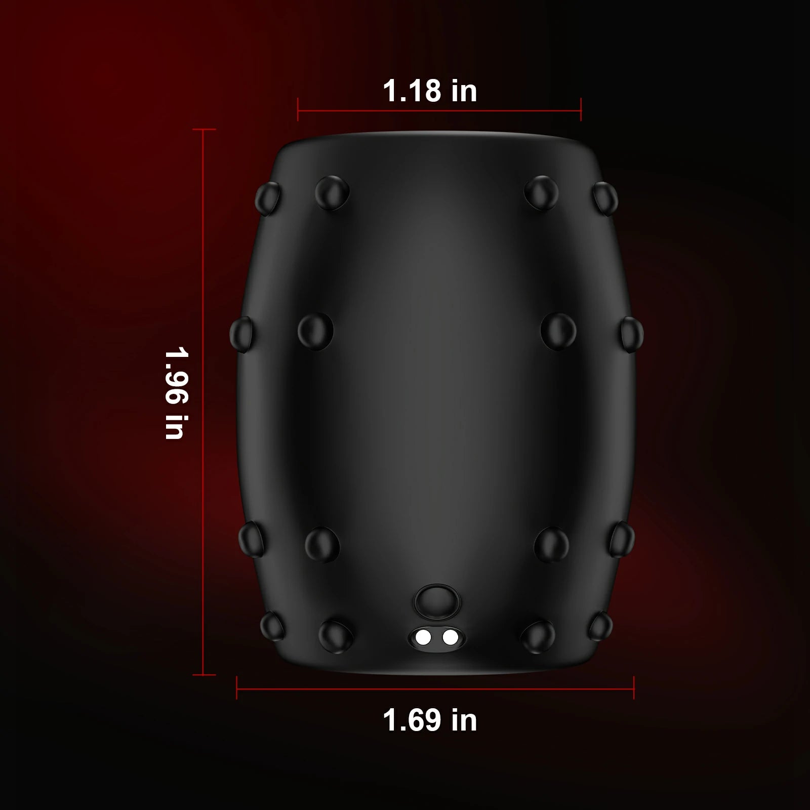PR2 Portable 10 Vibrating Silicone Cock Ring For Men