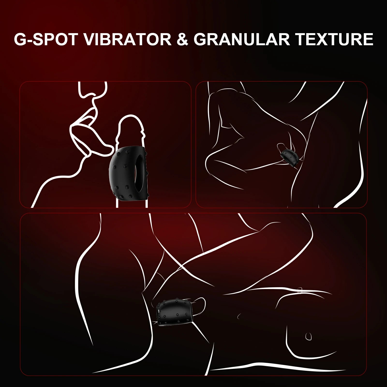 PR2 Portable 10 Vibrating Silicone Cock Ring For Men