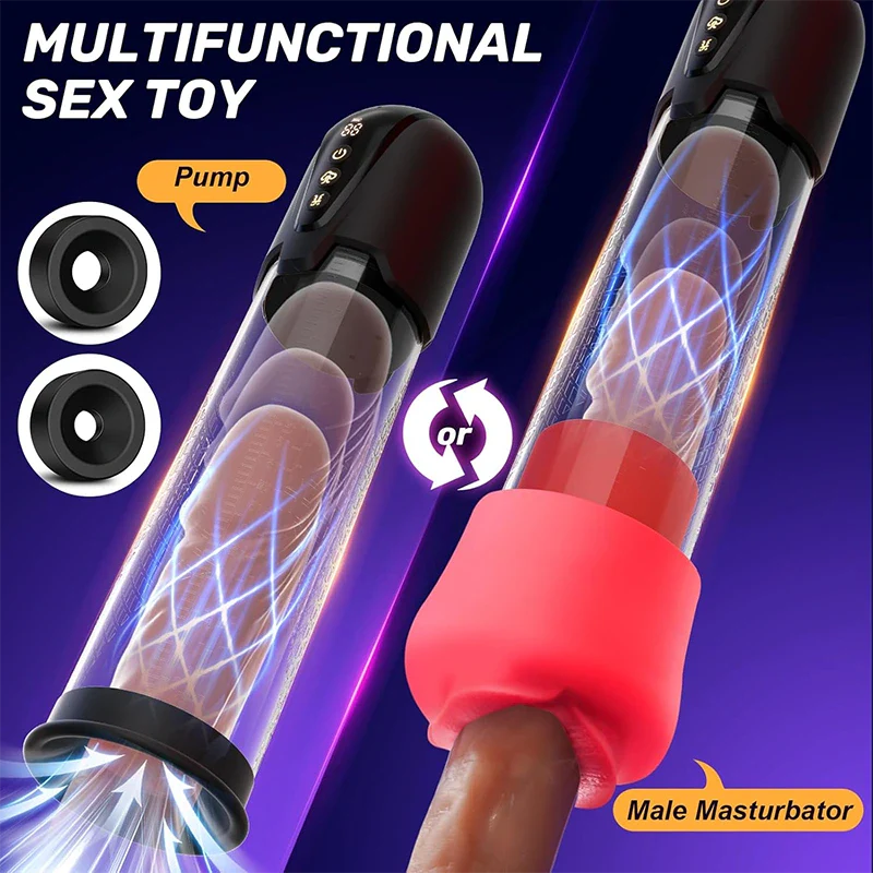 Multi-Function Masturbation Penis Trainer Pump