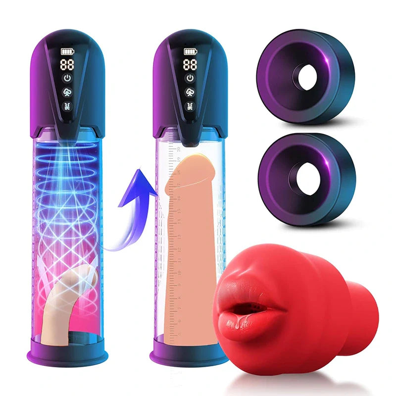 Multi-Function Masturbation Penis Trainer Pump
