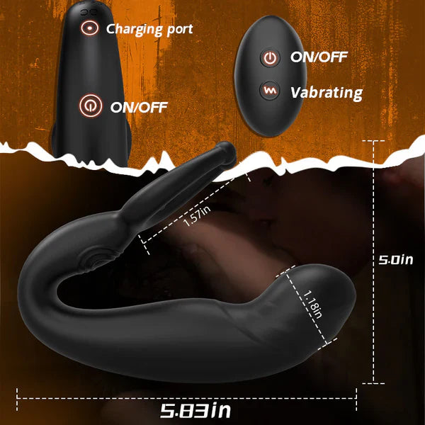 PM11: 9 Powerful Vibrating Gay Prostate Massager Remote Control