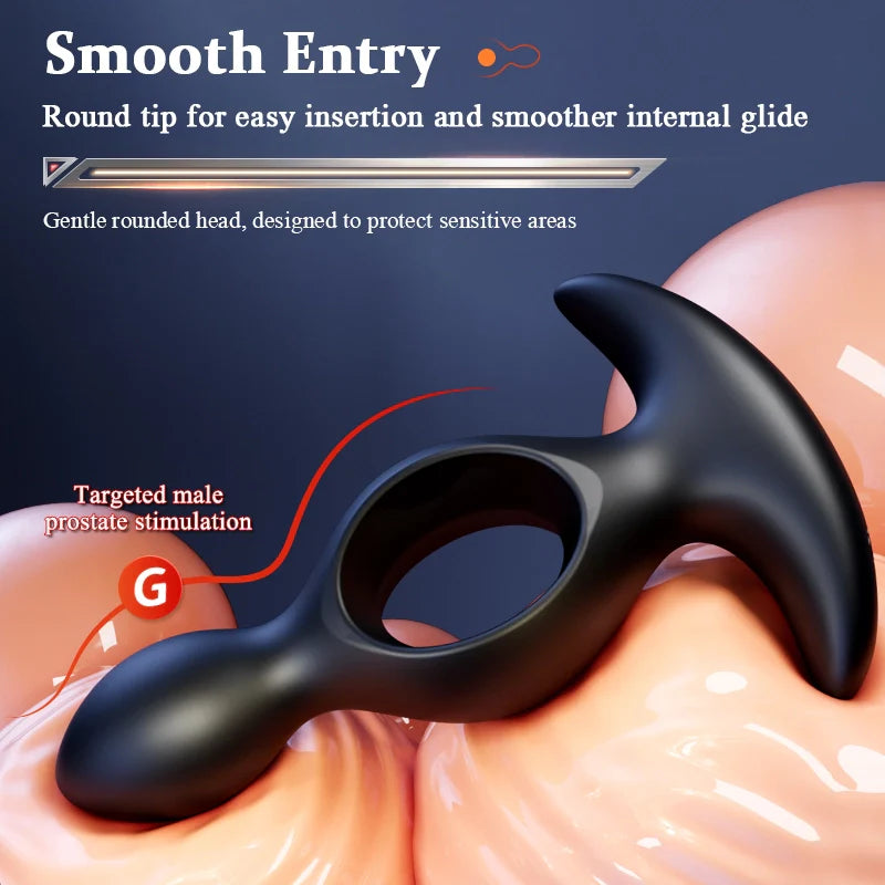 PM12 Male Prostate Vibrator with Remote Control and Vibrating