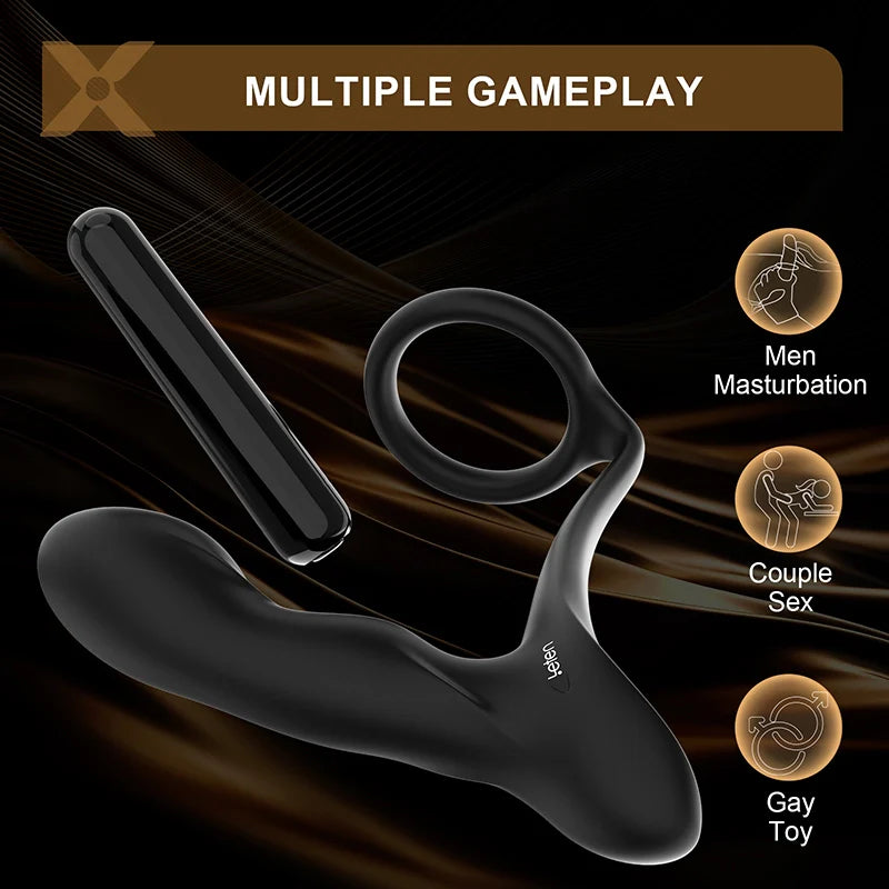 PM12 Remote Wearable Prostate Massager for Men With 7 Vibrating