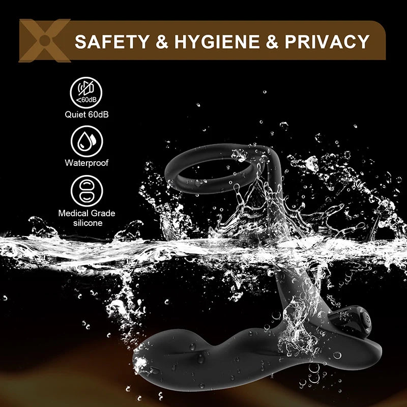 PM12 Remote Wearable Prostate Massager for Men With 7 Vibrating