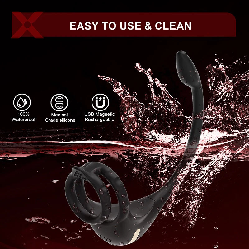 PM2 APP Control Vibrating Prostate Massager & Anal Toy For Men