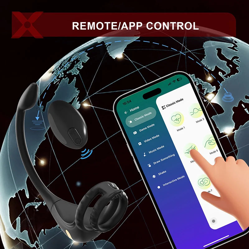 PM2 APP Control Vibrating Prostate Massager & Anal Toy For Men