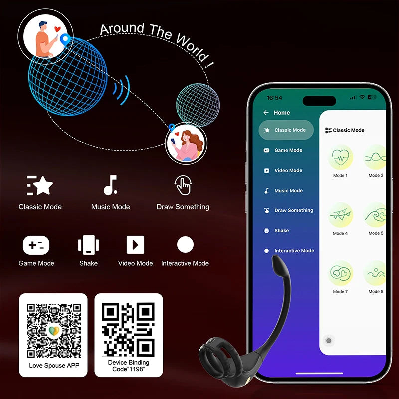 APP Control Vibrating Prostate Massager