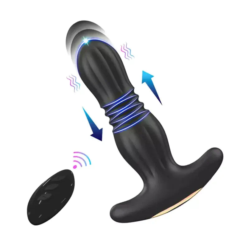 PM4 7 Vibration Modes Remote Controlled Thrust Prostate Massager