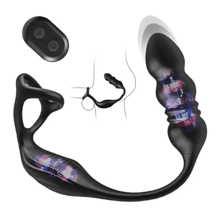 PM6: Thrusting & Vibrating Prostate Massager with 100% Wearable & Remote Control