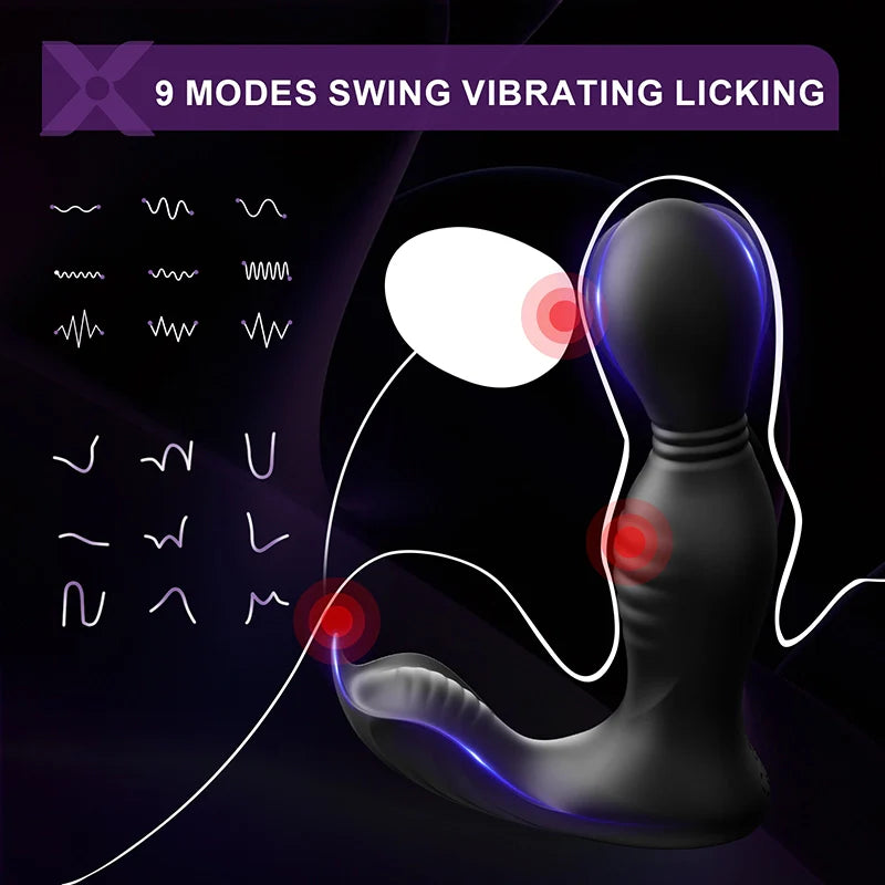 PM8 Hands-Free Wearable Anal Toy for Men with App & Remote Control