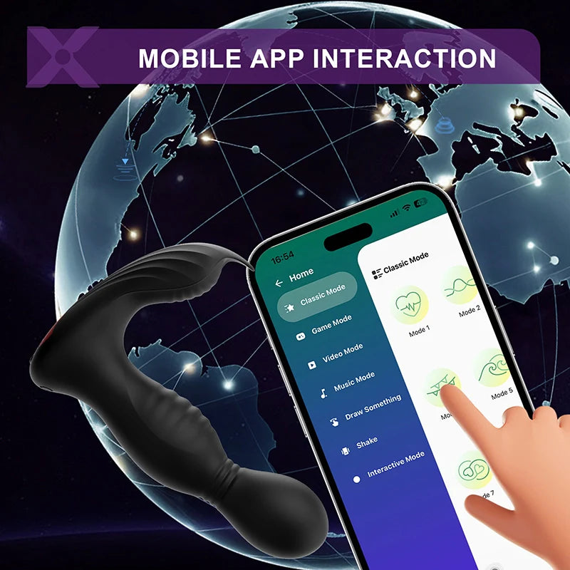 PM8 Hands-Free Wearable Anal Toy for Men with App & Remote Control