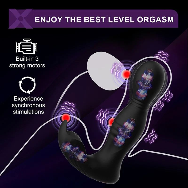 PM8 Hands-Free Wearable Anal Toy for Men with App & Remote Control