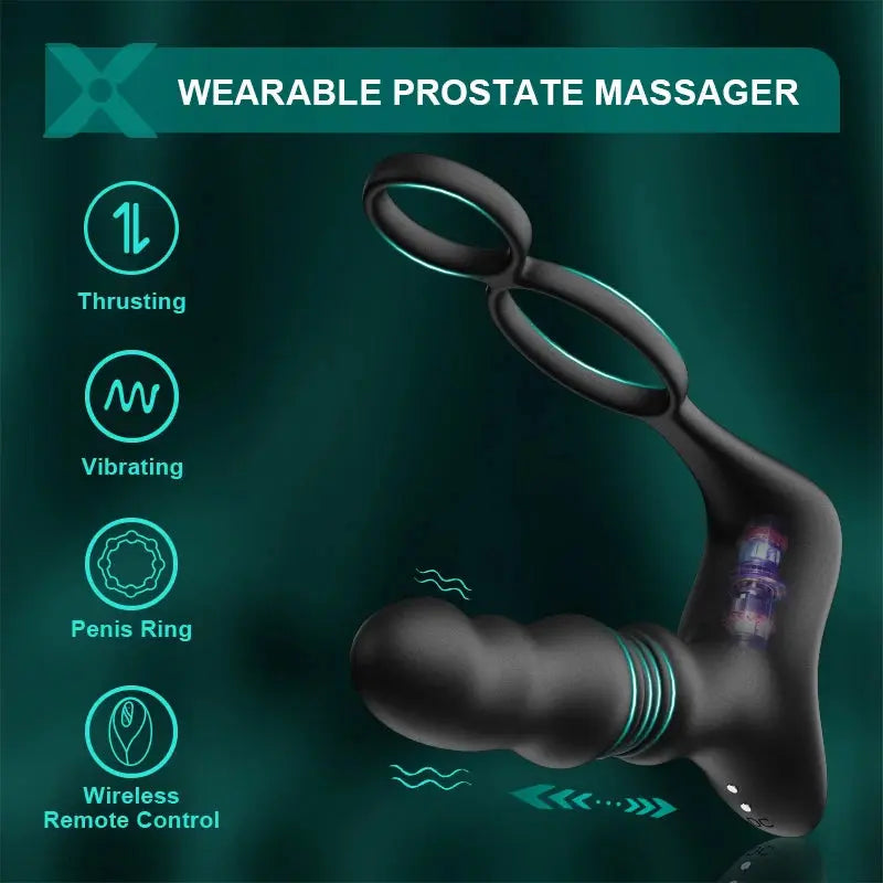 Remote Wearable Prostate Massager