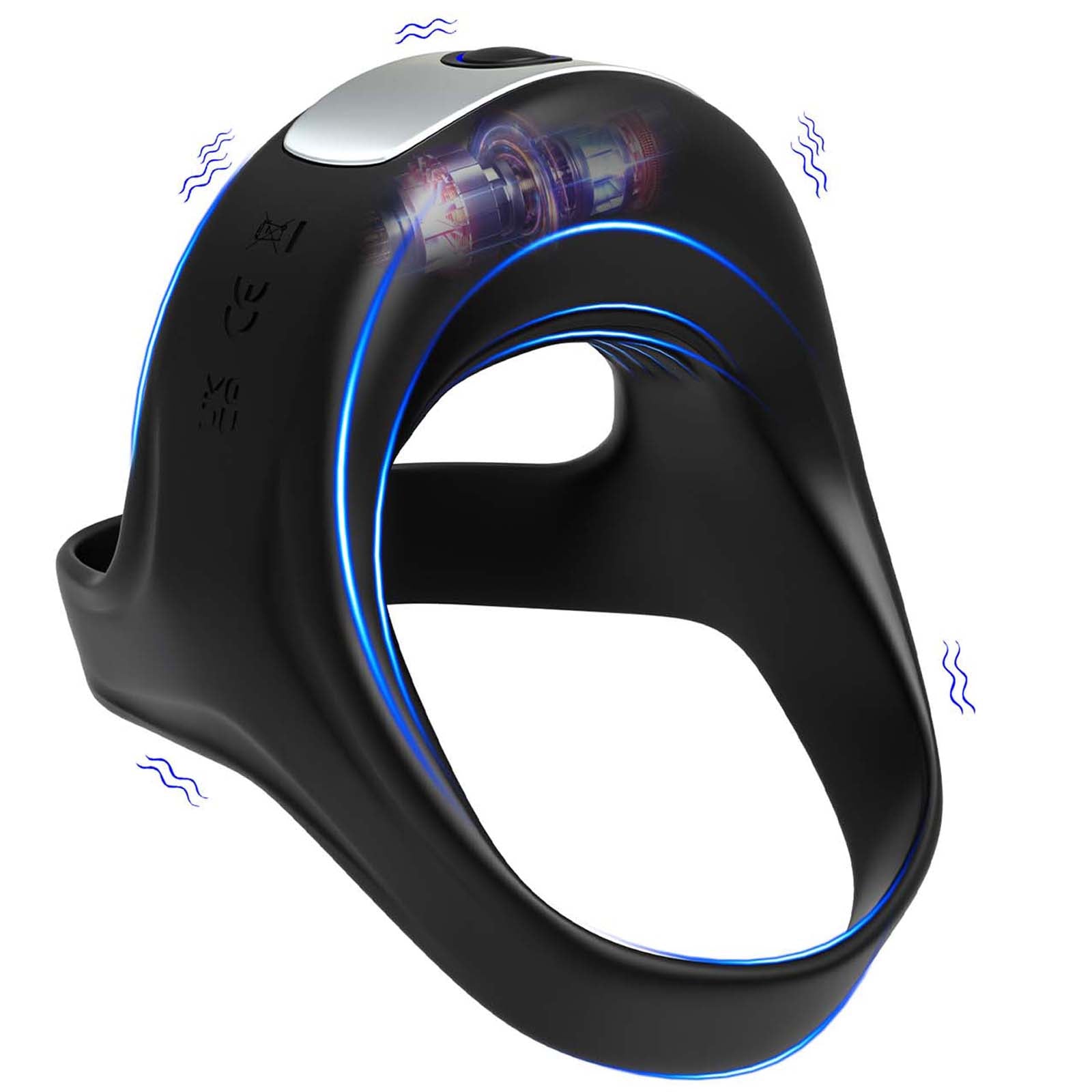PR7 Silicone Vibrating Penis Ring Waterproof