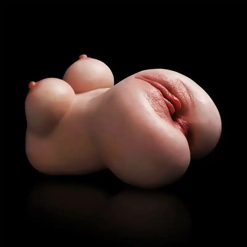 PUX05 Compact Chest & Butt Silicone Pocket Pussy Torso for Men