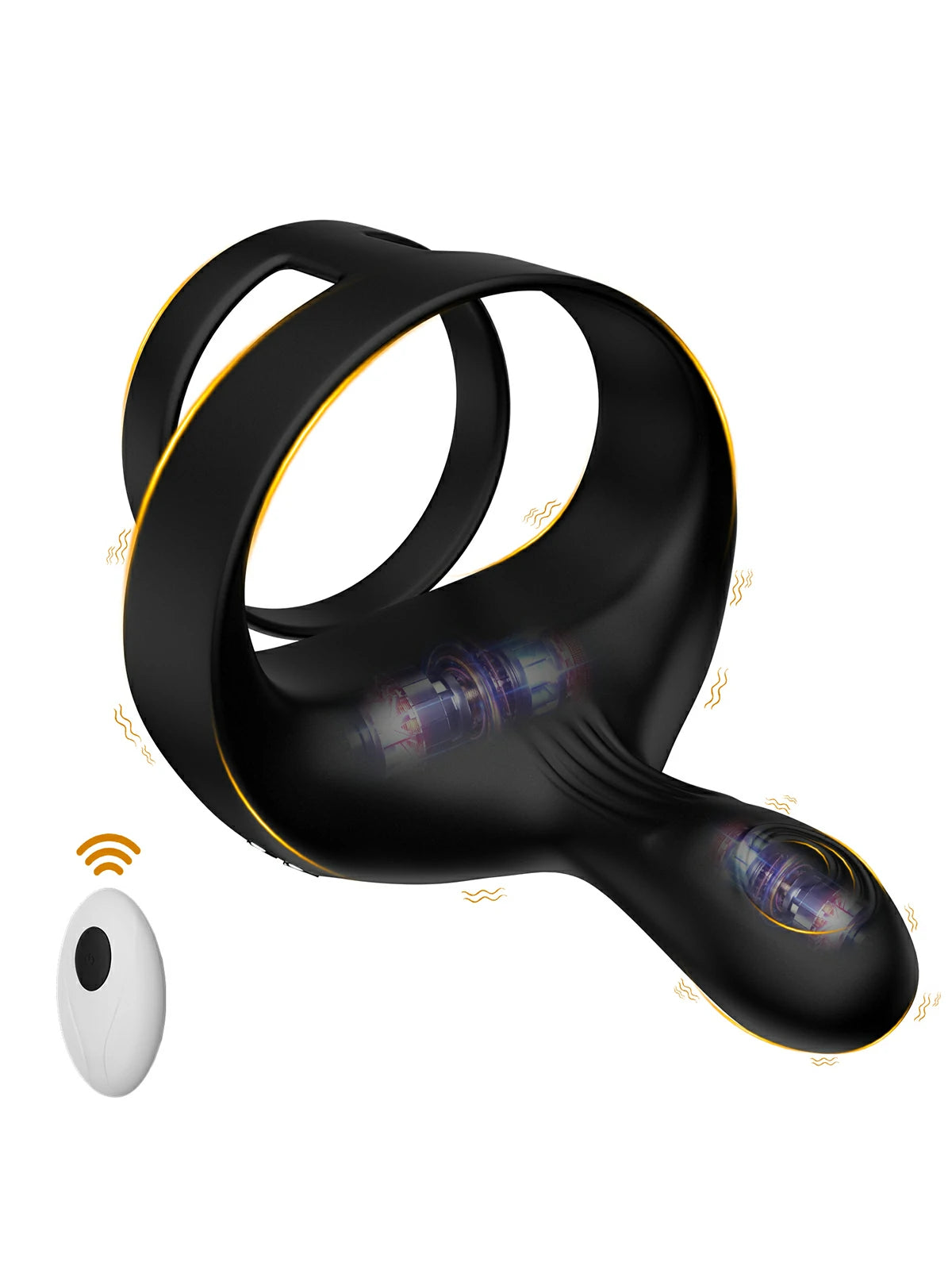 Premium Dick Ring Remote Vibrating Soft Fit Modern Design MT-PR6