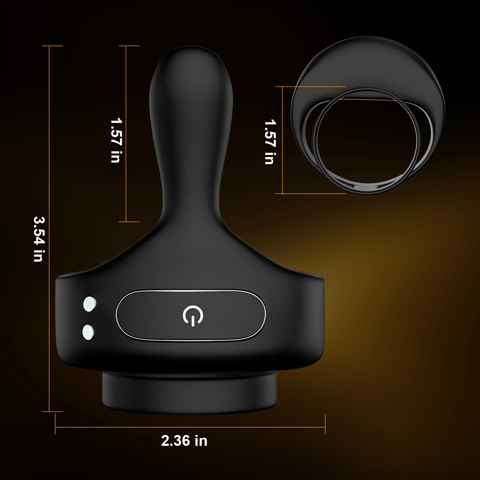 Premium Dick Ring Remote Vibrating Soft Fit Modern Design MT-PR6