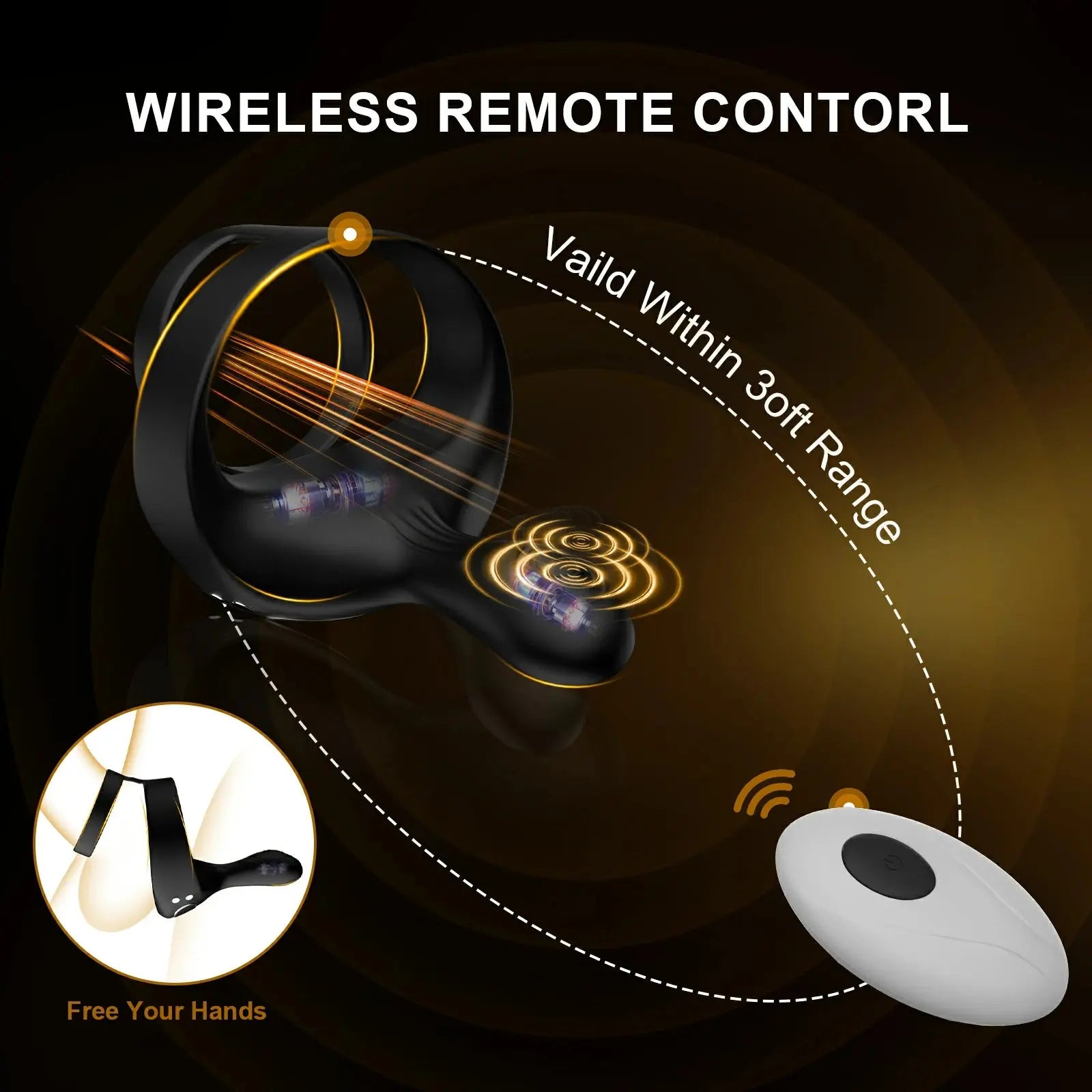 Premium Remote Gay Men Dick Ring