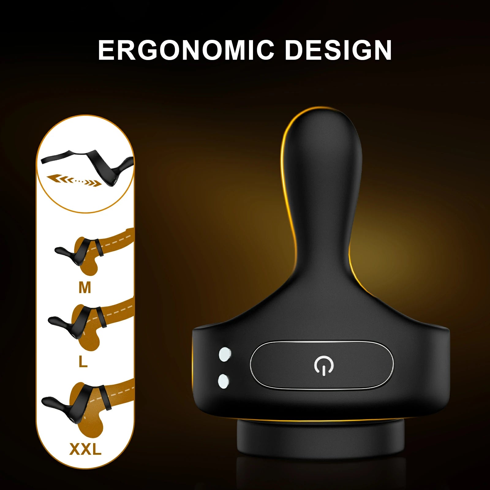 Premium Dick Ring Remote Vibrating Soft Fit Modern Design MT-PR6